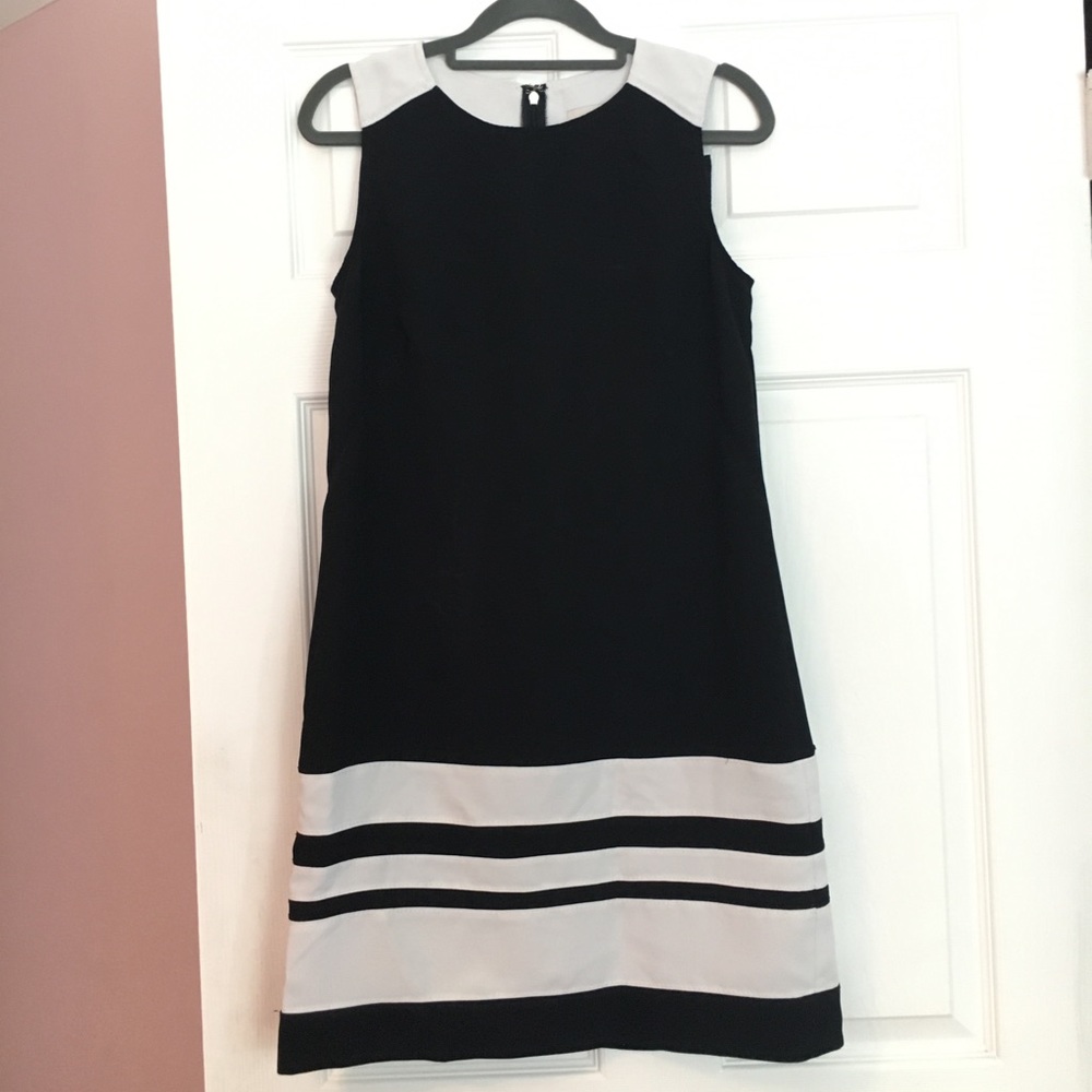 LOFT: Ann Taylor Black & White Dress